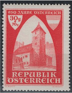 AUSTRIA 1946 Anniversario della Nazione Austriaca MNH**