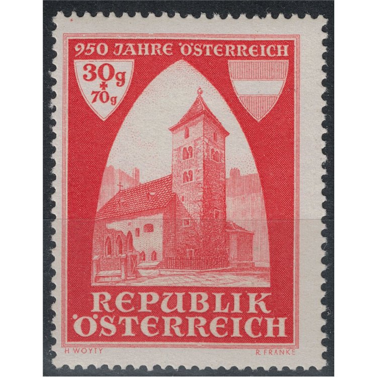 AUSTRIA 1946 Anniversario della Nazione Austriaca MNH**