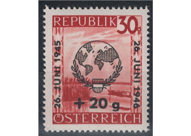 AUSTRIA 1946 Anniversario delle Nazioni Unite MNH**