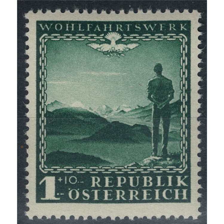 AUSTRIA 1945 Pro opere di beneficenza MNH**