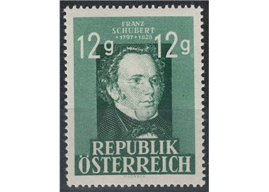 AUSTRIA 1947 Franz Schubert MNH**