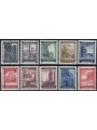 AUSTRIA 1948 Pro reconstruction, various views 10v MNH**