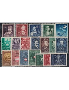 AUSTRIA 1949 Complete vintage 19v MNH**