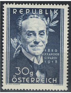 AUSTRIA 1950 Alexander Girardi MNH**