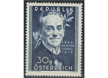 AUSTRIA 1950 Alexander Girardi MNH**