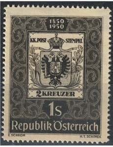 AUSTRIA 1950 Centenario del francobollo austriaco MNH**