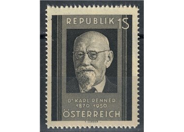 AUSTRIA 1951 Karl Renner MNH**
