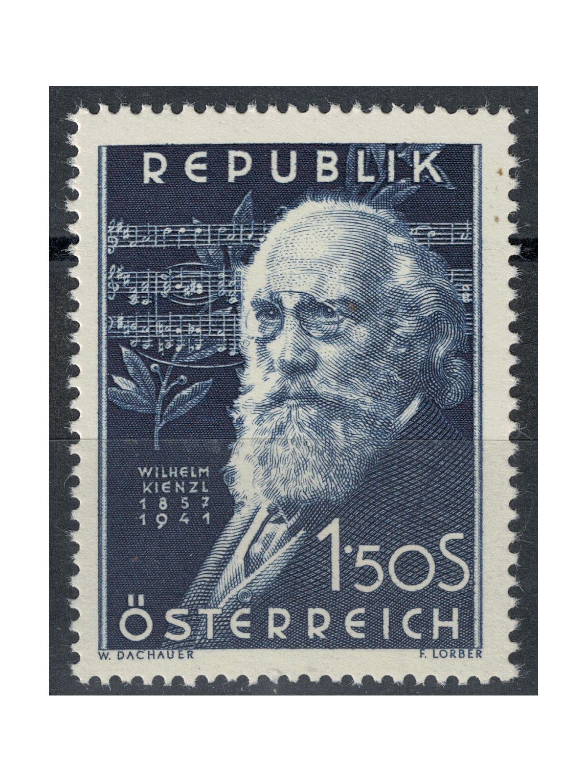 AUSTRIA 1951 Wilhelm Kienzl MNH**