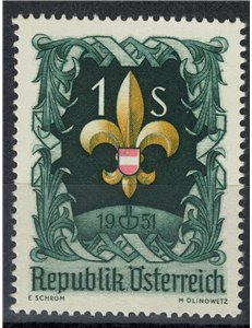 AUSTRIA 1951 Raduno dei giovani esploratori MNH**