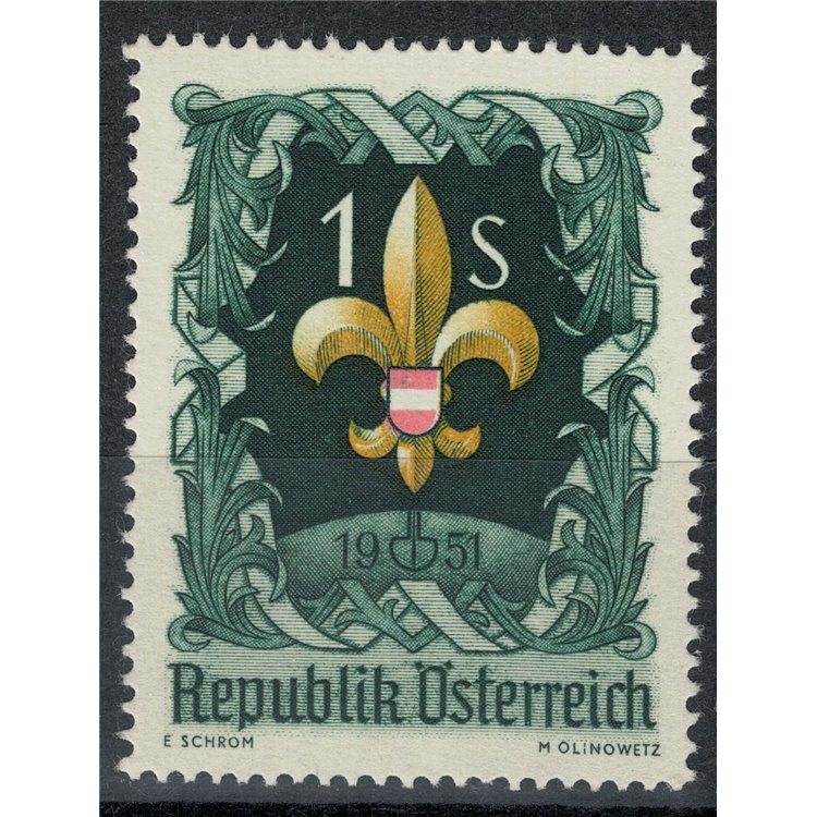 AUSTRIA 1951 Young Explorers' Gathering MNH**