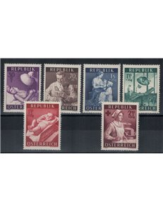 AUSTRIA 1954 Pro Pubblica Sanità 6v MNH**
