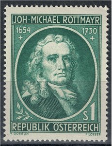 AUSTRIA 1954 Michael Rottmayr MNH**