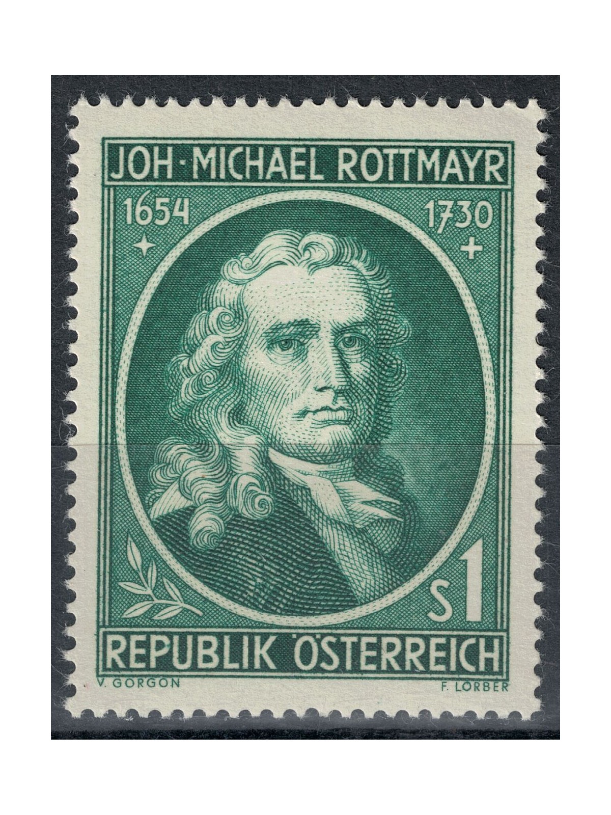 AUSTRIA 1954 Michael Rottmayr MNH**