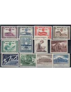 AUSTRIA 1955 Complete vintage 12v MNH**