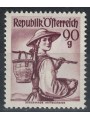 AUSTRIA 1948-50 Costumi regionali, Stiria, 90g MNH**