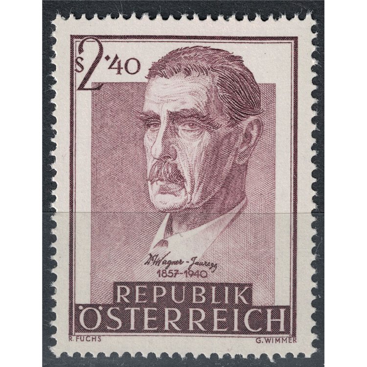 AUSTRIA 1957 Wagner von Jauregg MNH**