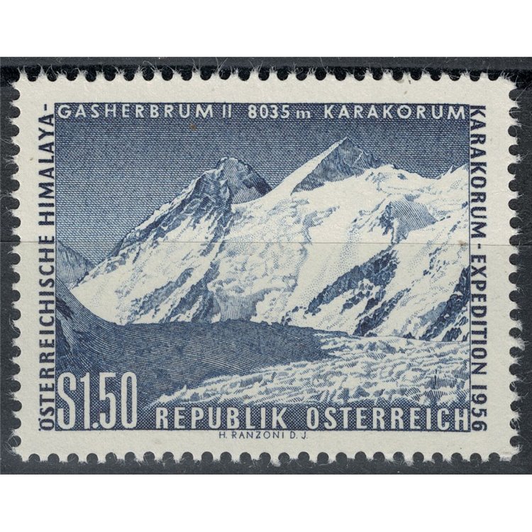 AUSTRIA 1957 Spedizione austriaca sull'Himalaya MNH**