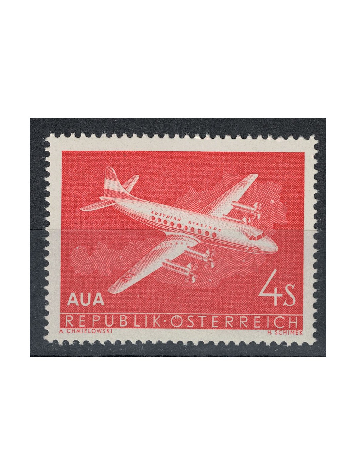 AUSTRIA 1958 Posta aerea MNH**