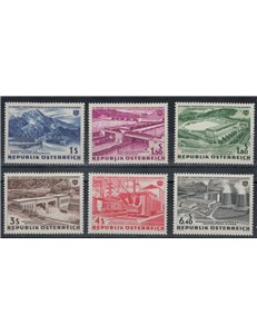 AUSTRIA 1962 Nationalization of Electricity 6v MNH**