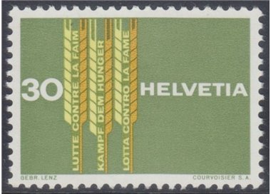 SWITZERLAND 1963 Fight against hunger MNH**