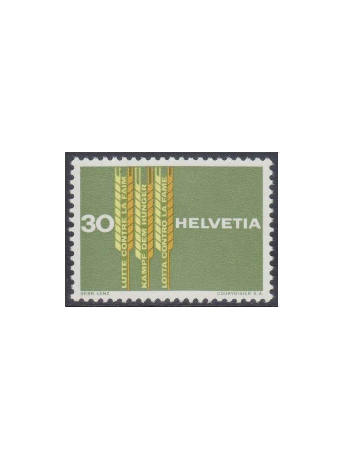 SVIZZERA 1963 Lotta contro la fame MNH**