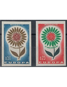 MONACO 1964 Europa, non dentellati 2v MNH**