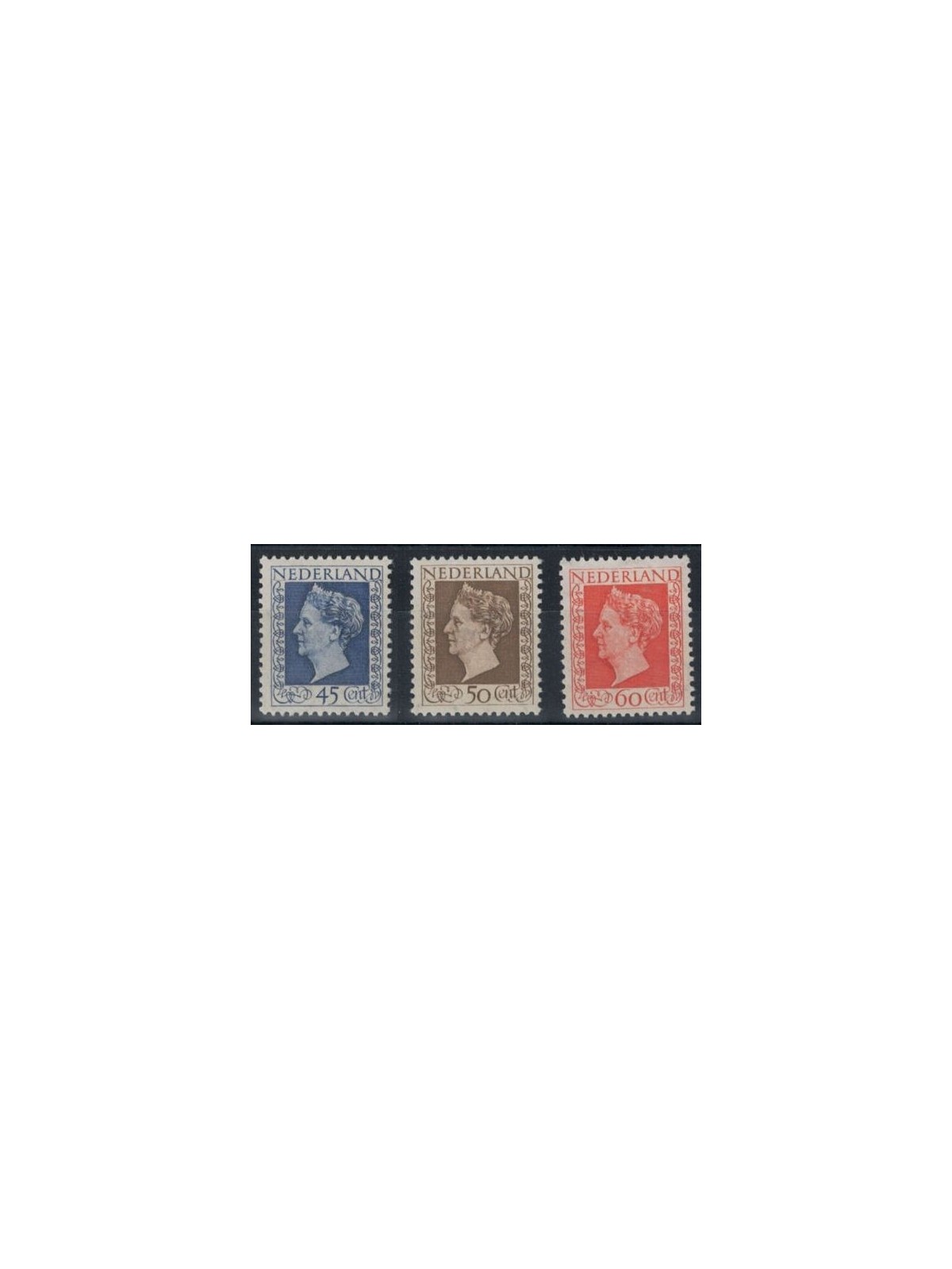 NETHERLANDS 1948 Effigy of Queen Wilhelmina type b 3v MNH**
