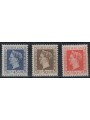 OLANDA 1948 Effigie della Regina Guglielmina tipo b 3v MNH**