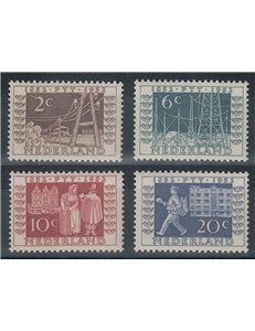 OLANDA 1952 Esposizione filatelica di Utrecht 4v MNH**