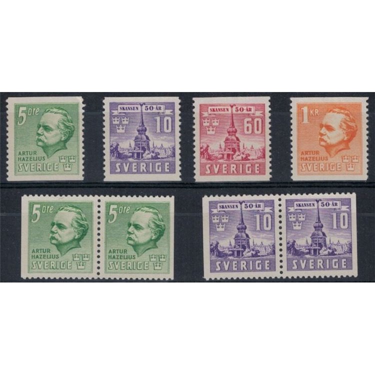 SWEDEN 1941 Skansen Museum 8v MNH**