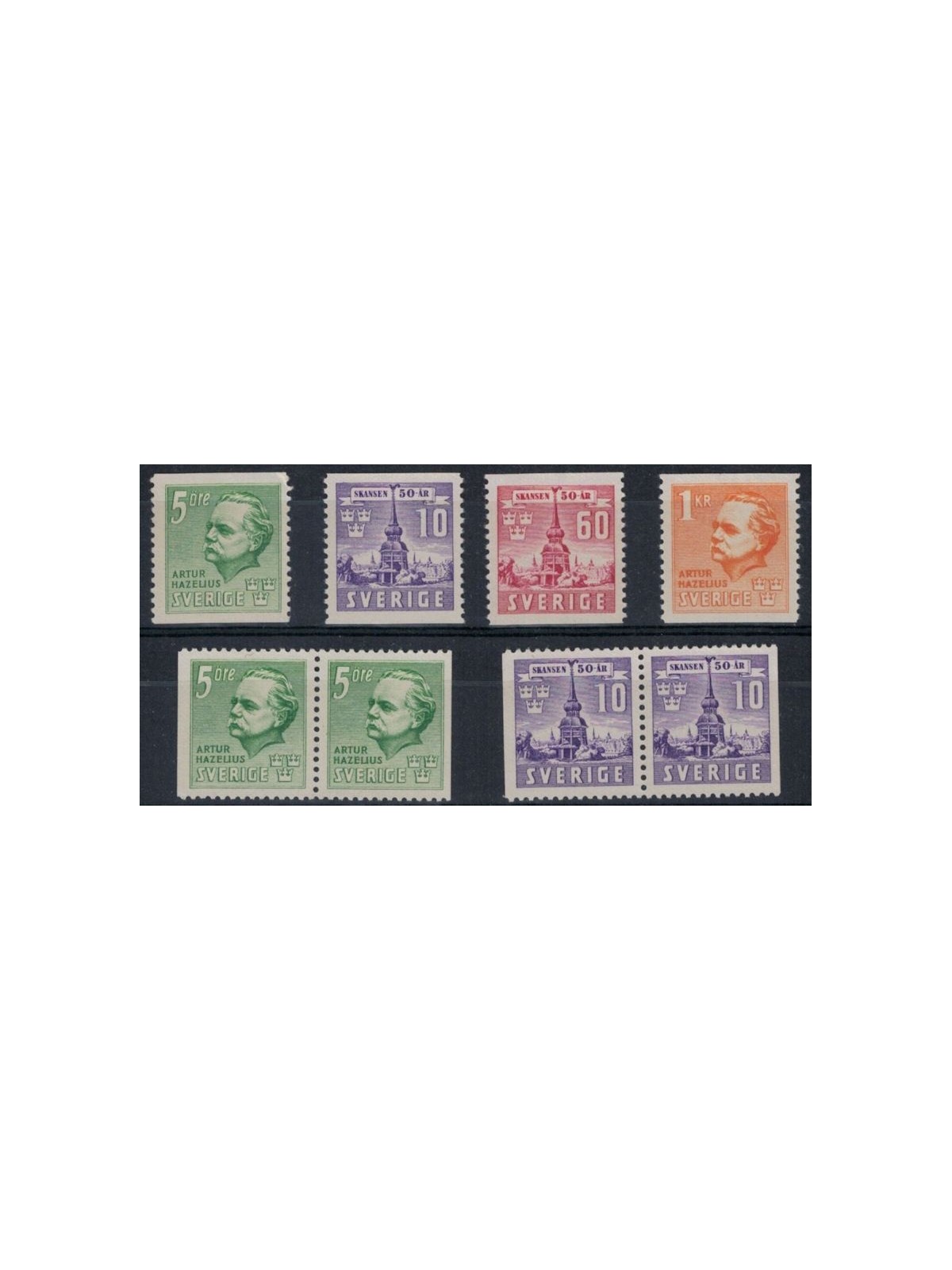 SWEDEN 1941 Skansen Museum 8v MNH**
