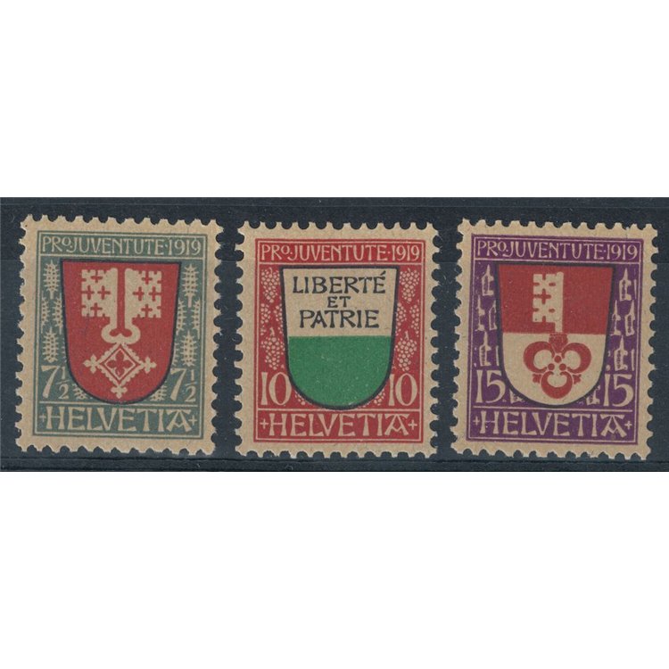 SVIZZERA 1919 Pro juventute 3v MNH**