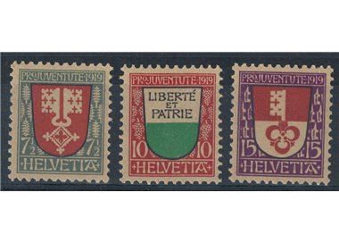 SVIZZERA 1919 Pro juventute 3v MNH**