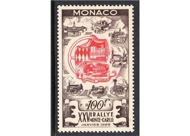 MONACO 1955 Rally di Montecarlo MNH**