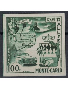 MONACO 1956 Monte Carlo Rally, luxury trial MNH**