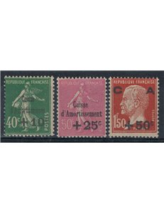 FRANCE 1929 For the amortisation fund 3v MH*