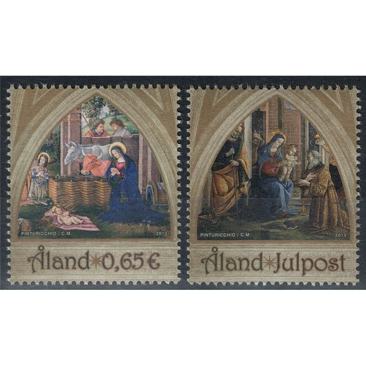ALAND 2013 Natale 2v MNH**