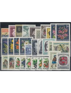 AUSTRIA 1966 Annata completa 30v MNH**