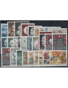 AUSTRIA 1968 Complete vintage 27v MNH**