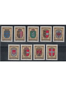 AUSTRIA 1976 Millenario dello Stato Austriaco 9v MNH**