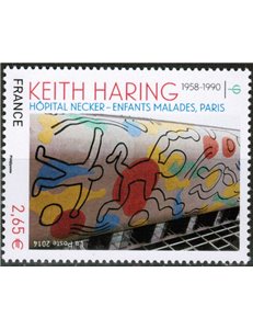 FRANCE 2014 Art (Keith Haring) MNH**