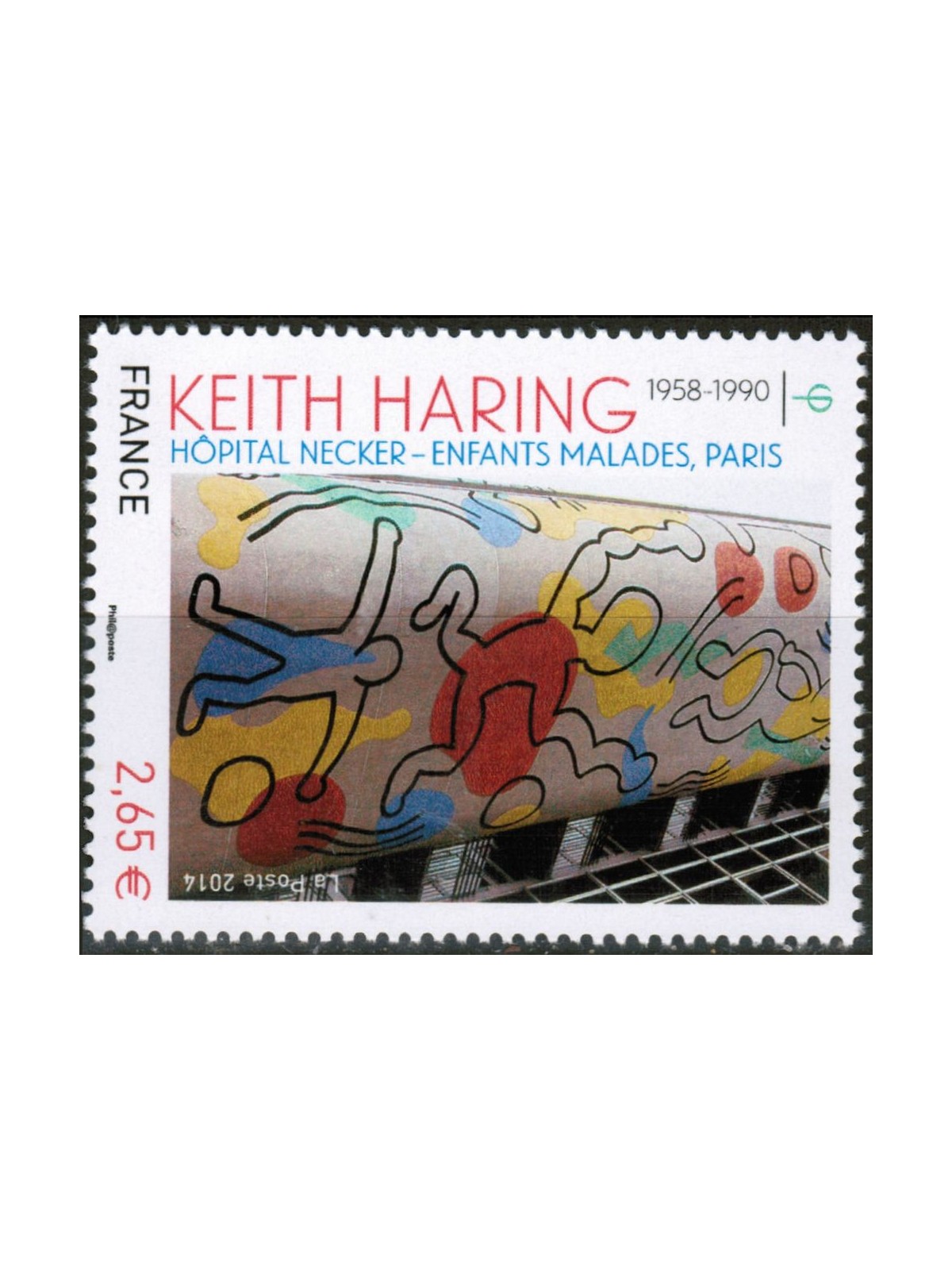 FRANCIA 2014 Arte (Keith Haring) MNH**