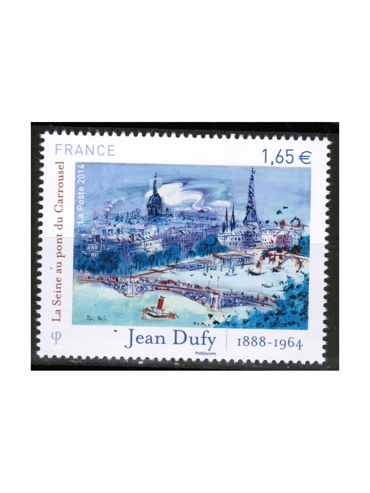 FRANCIA 2014 Arte (Jean Dufy) MNH**