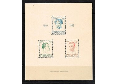 LUSSEMBURGO 1939 Granduchessa Carlotta BF MNH**