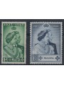 MALTA 1949 Nozze d'argento dei sovrani di Gran Bretagna 2v MNH**