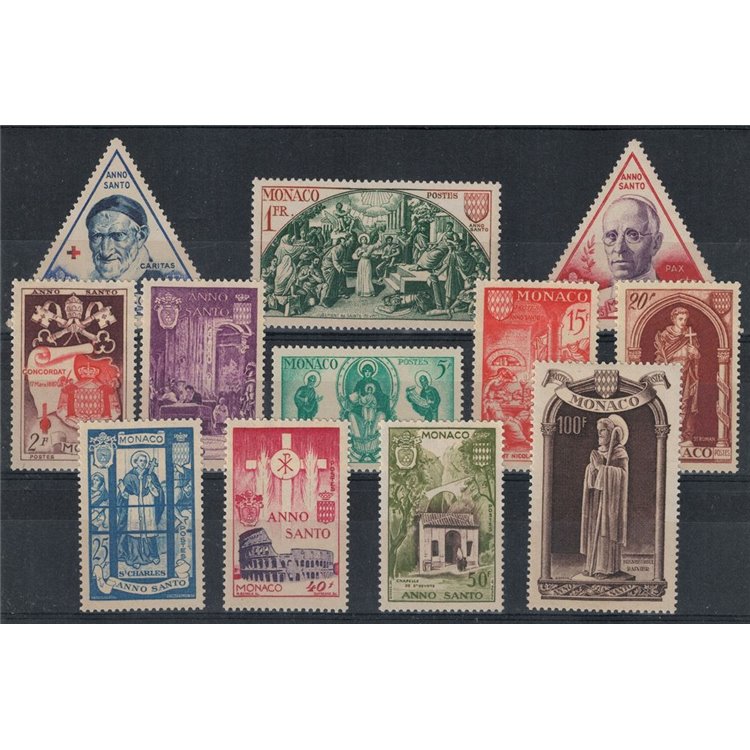 MONACO 1951 Holy Year 12v MNH**
