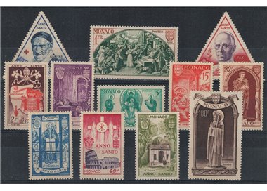 MONACO 1951 Anno Santo 12v MNH**