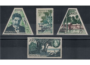 MONACO 1955 Albert Schweitzer, Nobel Peace Prize 4v MNH**