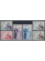 MONACO 1960-61 Ritratto dei Principi e Santa Devota, posta aerea 6v MNH**