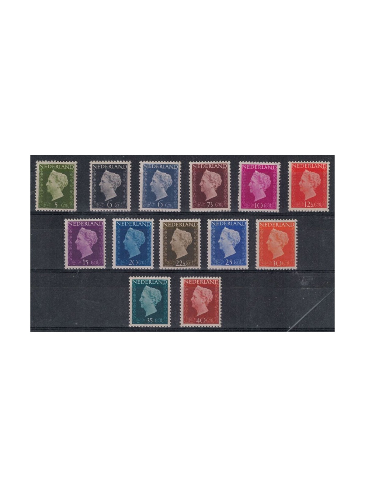 OLANDA 1947 Effigie della Regina Guglielmina tipo a 13v MNH**